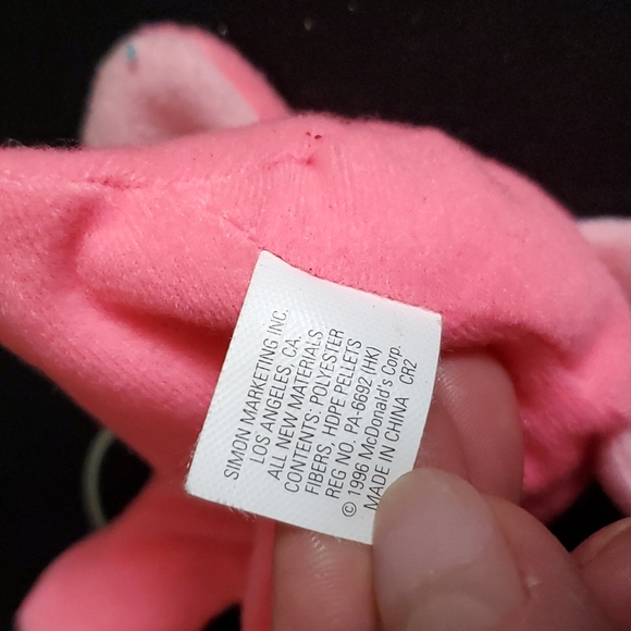 💙 4/$20  Ty teenie beanie baby Pinky flamingo w/Tag - Picture 5 of 5